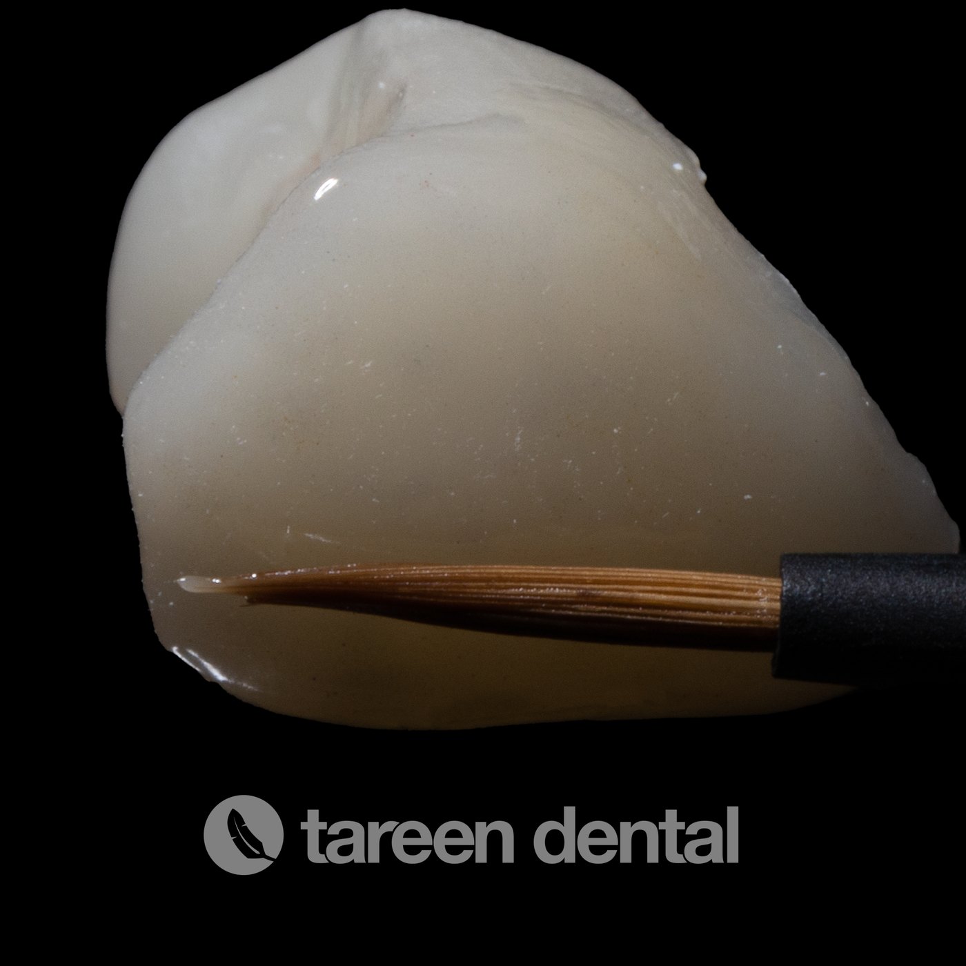 Hand-finished ceramic restoration